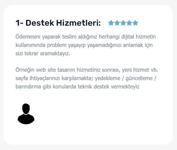 Bizimle bağlantı kuran her müşterimize uzun soluklu bir iş birlikteliği gözüyle bakıyoruz.